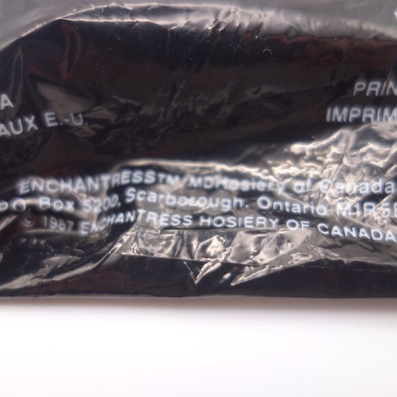 Vintage 1987 ENCHANTRESS X-TALL-MOCHA Cotton-Lined Gusset 100% Nylon Pantyhose - Picture 3 of 10